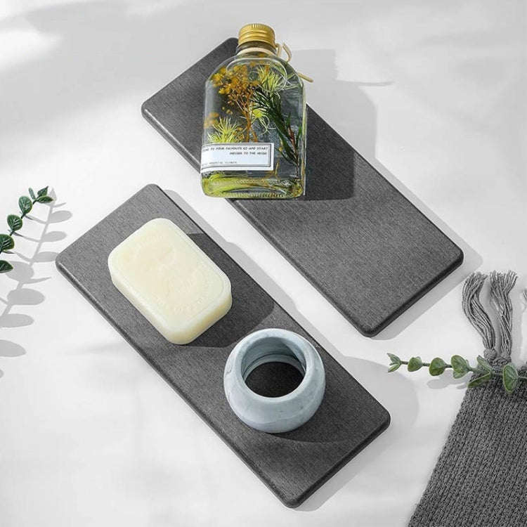 2pcs /Set Absorbent Coaster Diatomaceous Earth Drying Mat Bathroom Quick-drying Drainage Mat, Siz...