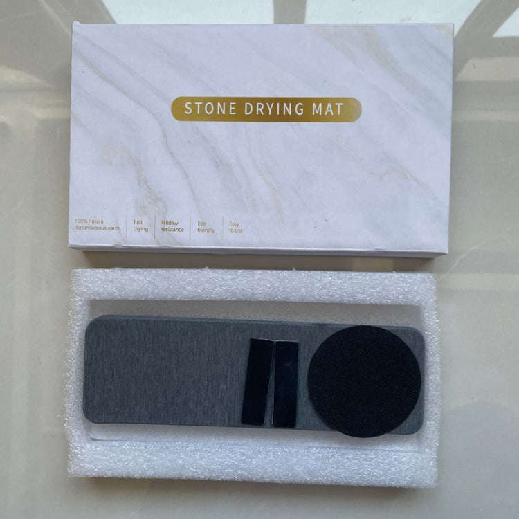 2pcs /Set Absorbent Coaster Diatomaceous Earth Drying Mat Bathroom Quick-drying Drainage Mat, Siz...