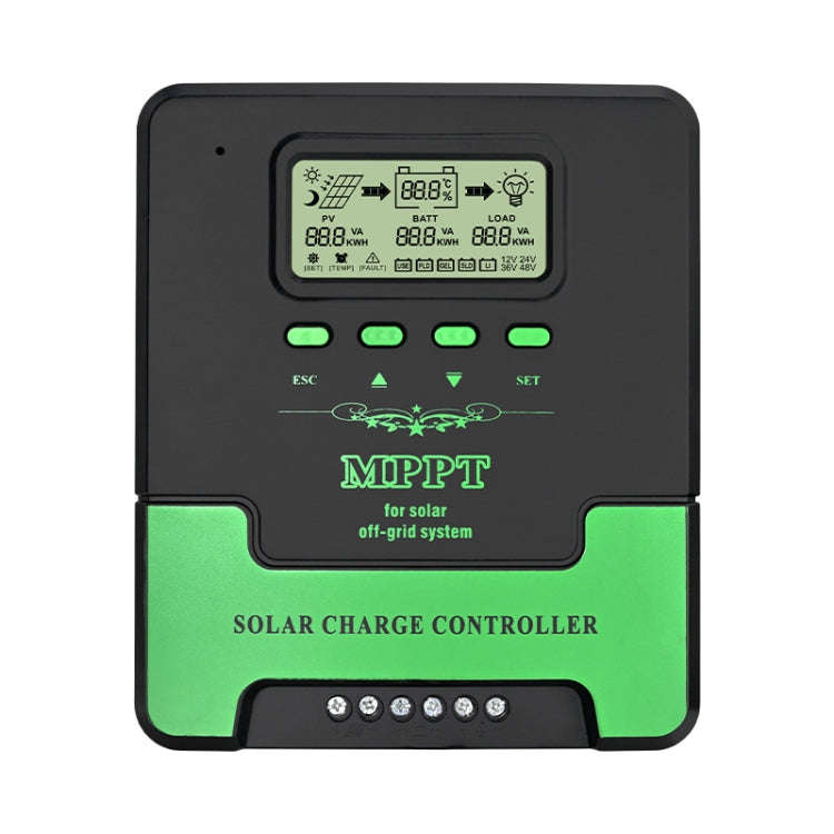 12V/24V 50A MPPT Intelligent Lighting Identification Solar Controller, Model: CM-D50