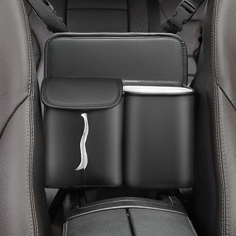 Car Armrest Box Storage Bag Auto Interior Multi-Functional Shelf, Style: With Built-In Bucket