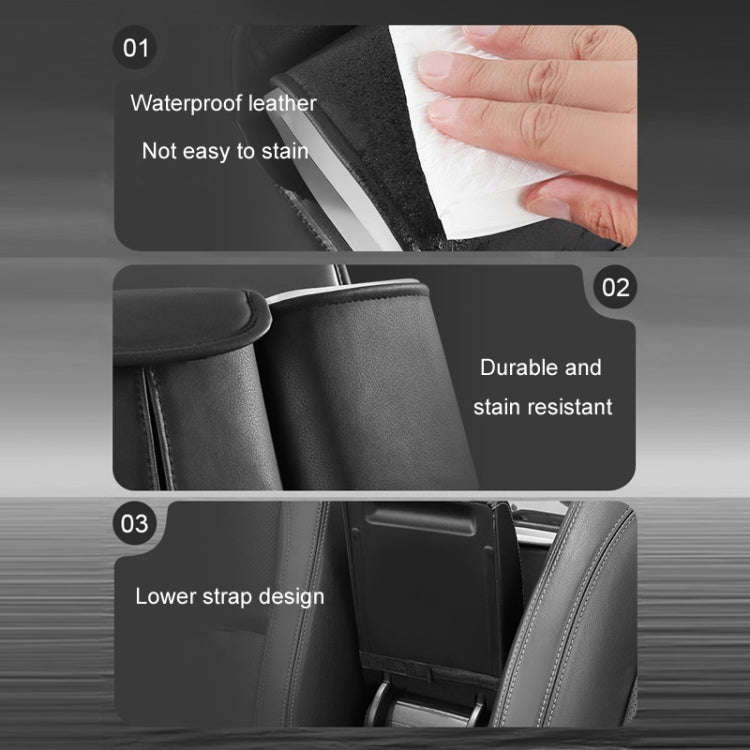 Car Armrest Box Storage Bag Auto Interior Multi-Functional Shelf, Style: With Built-In Bucket