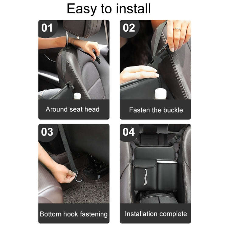Car Armrest Box Storage Bag Auto Interior Multi-Functional Shelf, Style: With Built-In Bucket