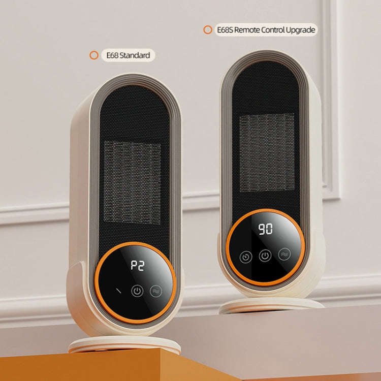 E68 1200W PTC Ceramic Heating Desktop Heater Smart Electric Heater, Plug: EU Plug(Standard Model)