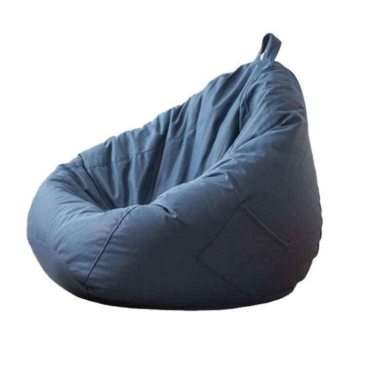 90x100cm Bean Bag Chair Waterproof Tech Fabric Cover(Deep Blue)