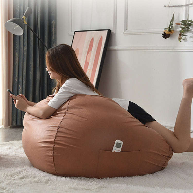 90x100cm Bean Bag Chair Waterproof Tech Fabric Cover(Yellow)