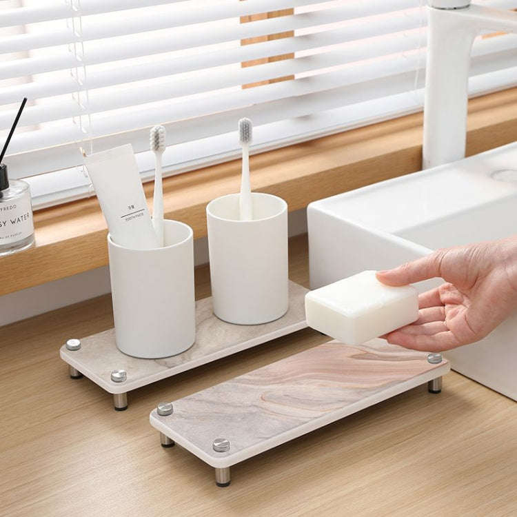 Diatomite Shelf Kitchen Sink Storage Absorbent Mat Bathroom Washstand Quick Drying Coaster, Size:...