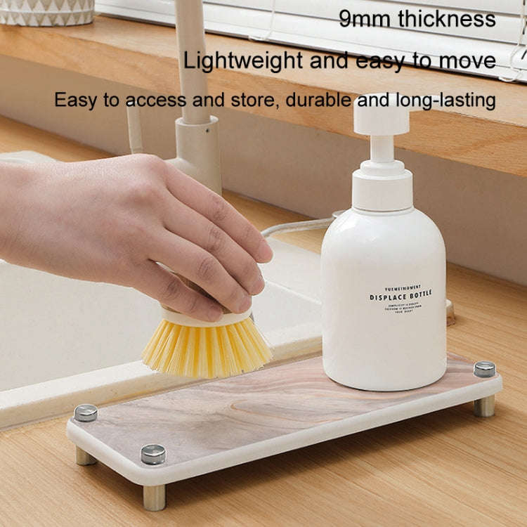 Diatomite Shelf Kitchen Sink Storage Absorbent Mat Bathroom Washstand Quick Drying Coaster, Size:...