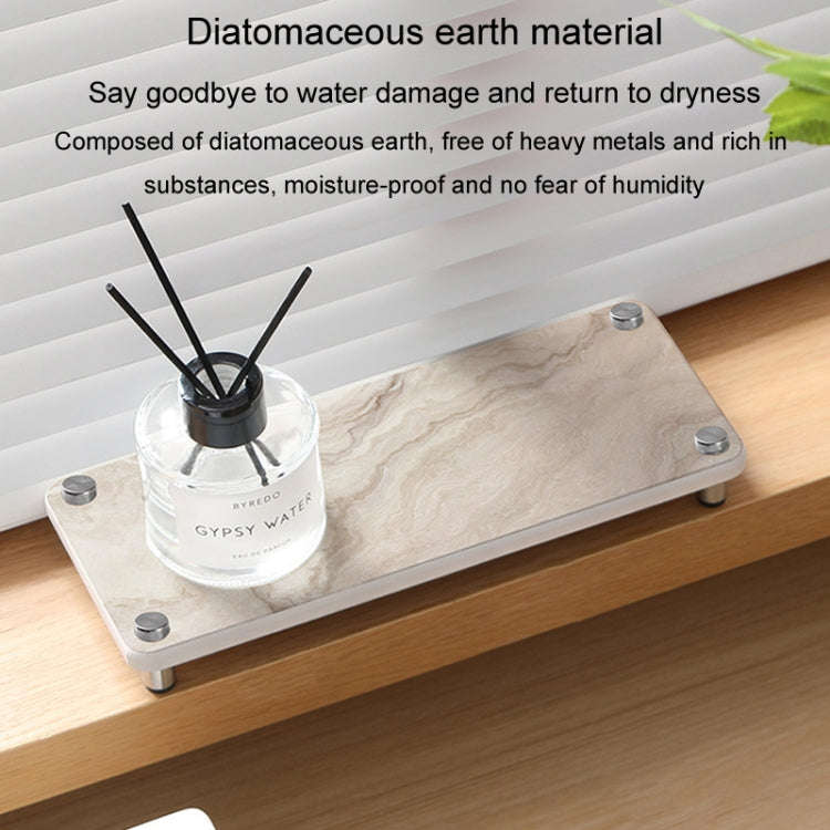 Diatomite Shelf Kitchen Sink Storage Absorbent Mat Bathroom Washstand Quick Drying Coaster, Size:...