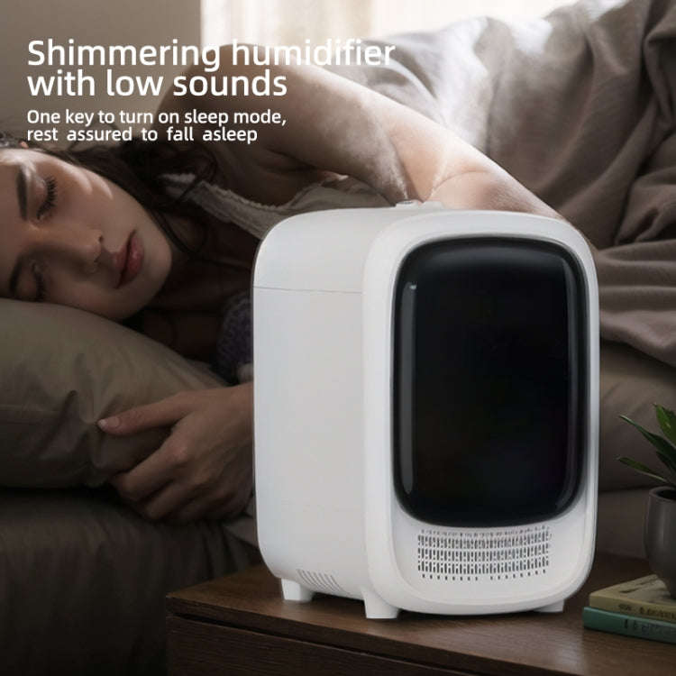 FS101 3.5L Colorful Light Home Bluetooth Music Aromatherapy Humidifier, Spec: EU Plug(Whtie)