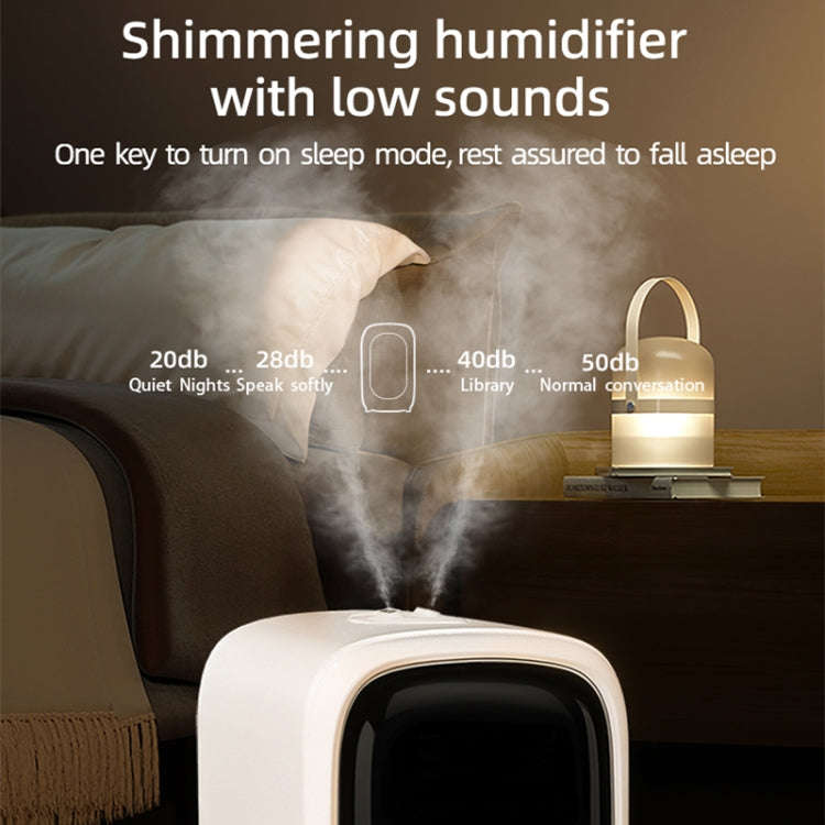 FS101 3.5L Colorful Light Home Bluetooth Music Aromatherapy Humidifier, Spec: EU Plug(Whtie)