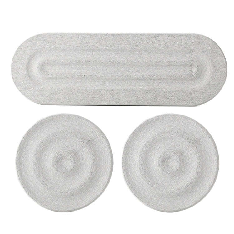 3pcs /Set Bathroom Countertop Absorbent Mat Kitchen Diatomite Drying Mat Faucet Sink Quick Drying...