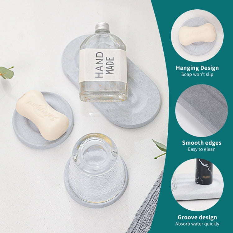 3pcs /Set Bathroom Countertop Absorbent Mat Kitchen Diatomite Drying Mat Faucet Sink Quick Drying...