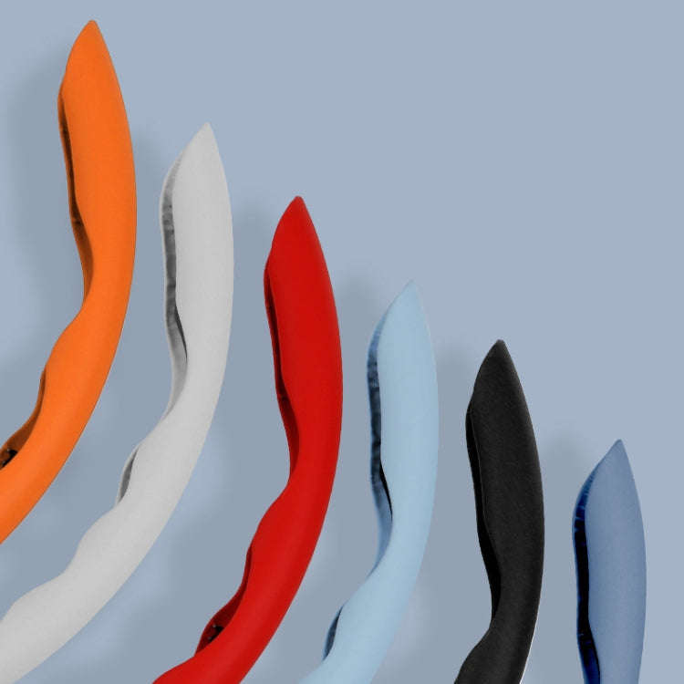 38cm Liquid Silicone Sweat-Absorbing Anti-Skid Car Steering Wheel Cover(Blue)