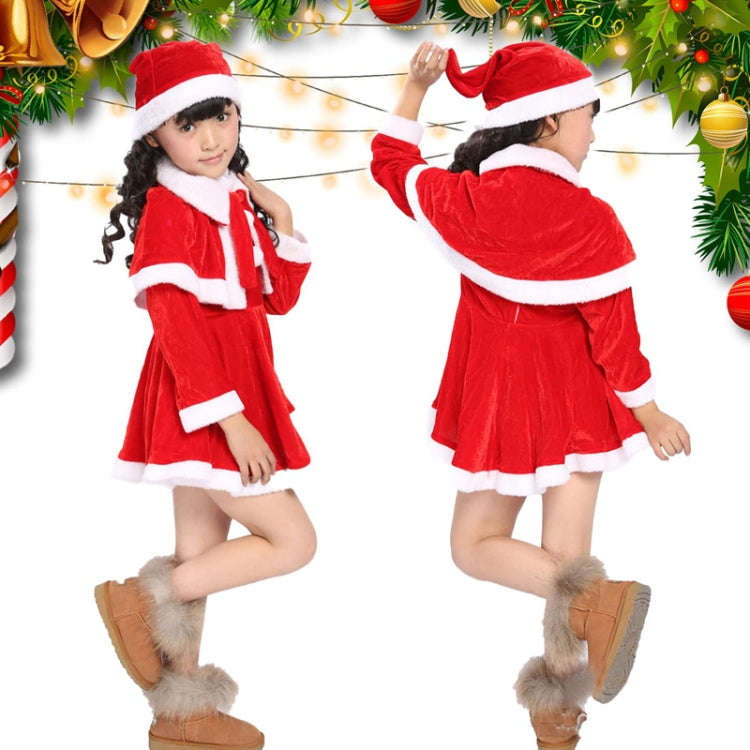 Children Christmas Performance Role Play Costume, Size: 100cm(Girls)