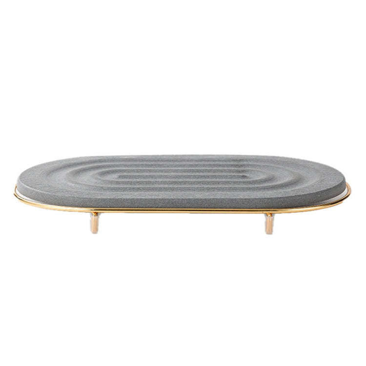 Diatomaceous Earth Countertop Water Absorbing Drying Mat Shelf Bathroom Sink Drainage Mat, Size: ...