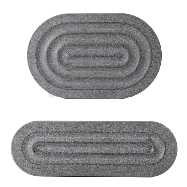 Diatomaceous Earth Countertop Water Absorbing Drying Mat Shelf Bathroom Sink Drainage Mat, Size: ...