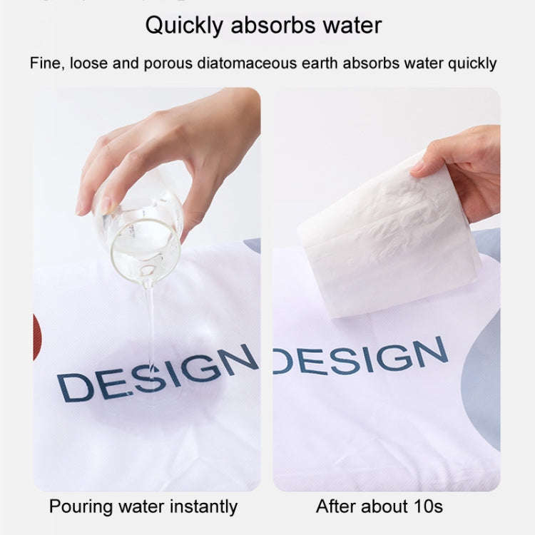 Diatomaceous Earth Bathroom Water-absorbing Quick-drying Foot Mat Toilet Anti-slip Soft Floor Mat...