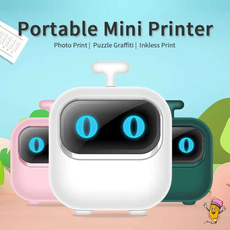 Portable Mini Thermal HD Printer Bluetooth Student Error Title Note Photo Printing Label Maker Ca...
