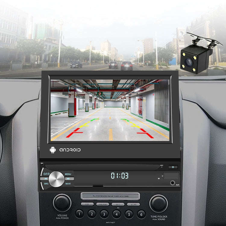 1+32G 7-Inch Single Din Android 10.0 Carplay Screen With GPS Navigation/Bluetooth/Mirror Link/DVR...