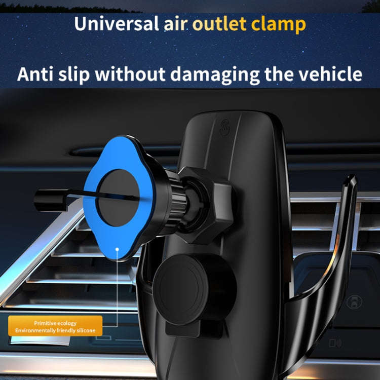 Q96 Car Wireless Charging Cell Phone Navigation Mount, Style: Standard+Suction Cup