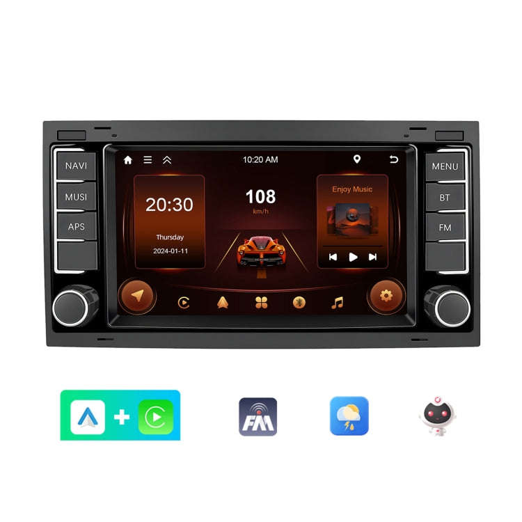 4+64G For Volkswagen Touareg 7-Inch Car WiFi Player Android 13 System Support CarPlay/Android Aut...