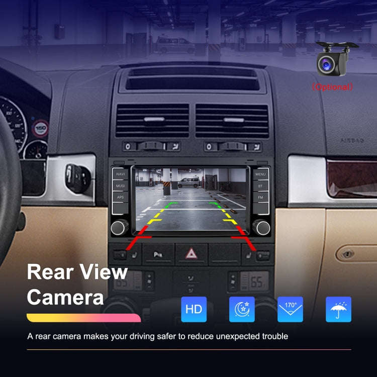 2+64G For Volkswagen Touareg 7-Inch Car WiFi Player Android 13 System Support CarPlay/Android Aut...