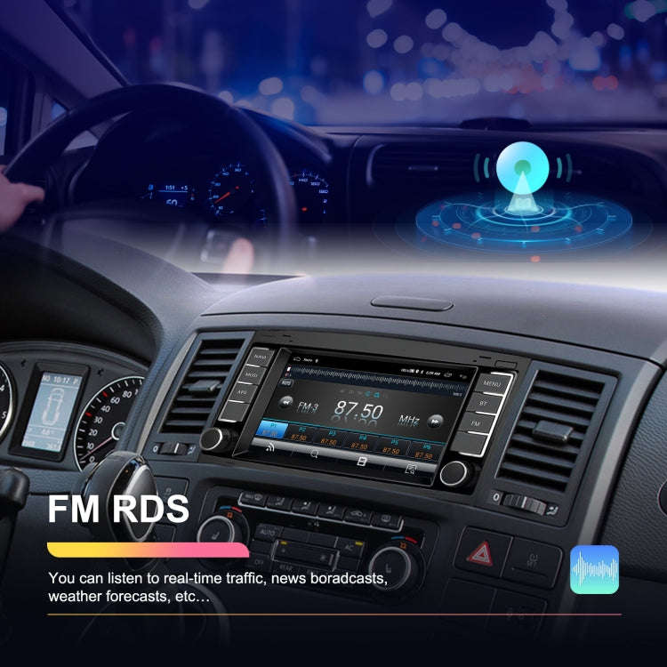 2+64G For Volkswagen Touareg 7-Inch Car WiFi Player Android 13 System Support CarPlay/Android Aut...