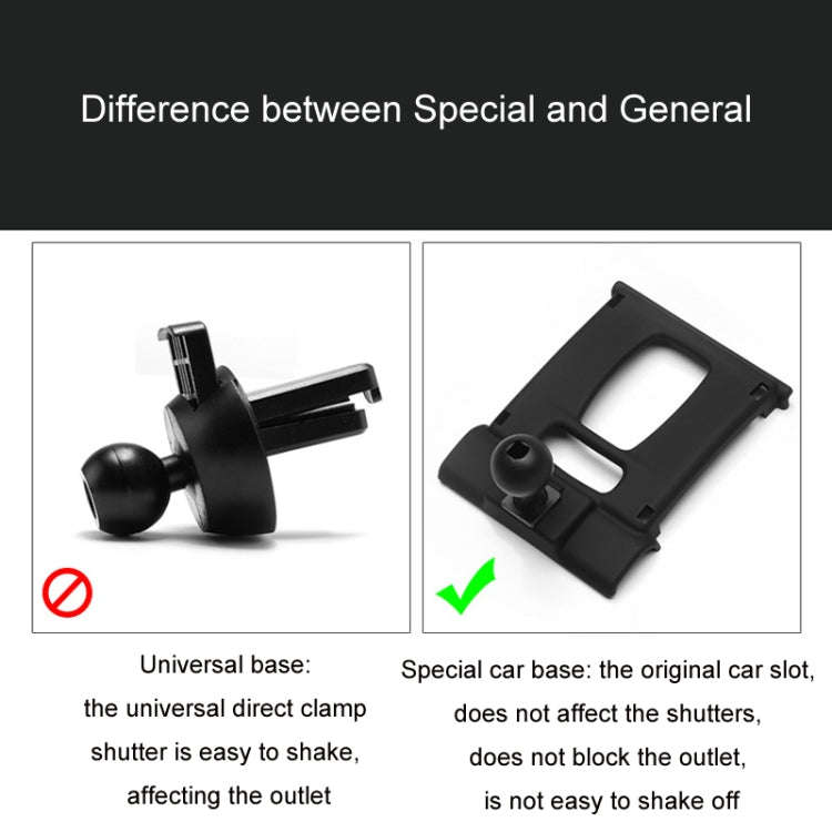 For BMW Car Air Outlet Modified Mobile Phone Holder Base, Model: 18 Imported 1 Series/II8i Sports...