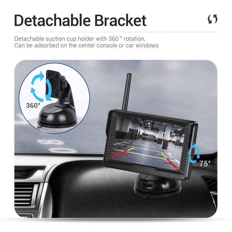 4.3-inch Car Reversing Camera & Monitor Set Rear View Dash Cam Standard