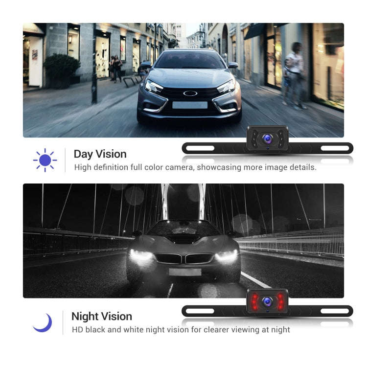 4.3-inch Car Reversing Camera & Monitor Set Rear View Dash Cam Standard