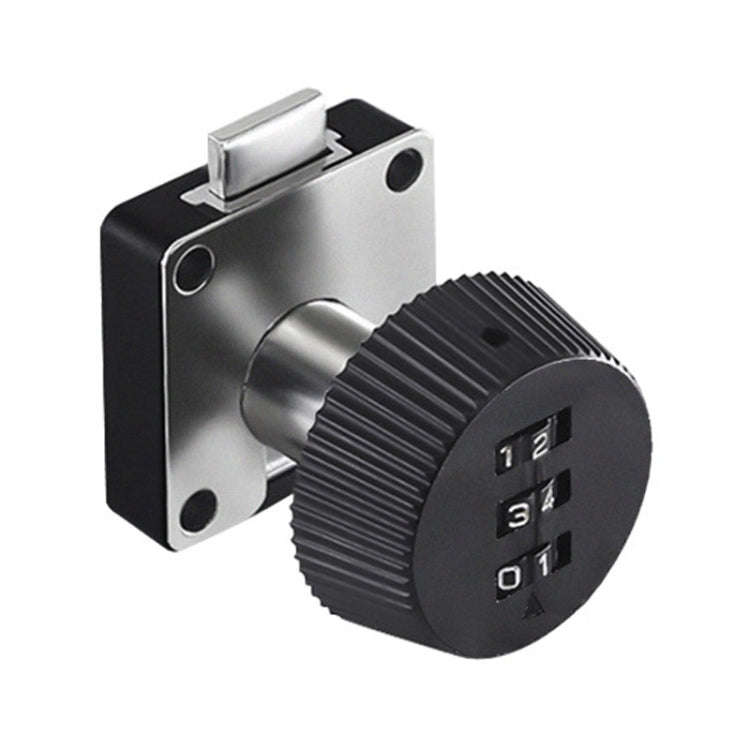 Home Cabinet Desk Drawer Combination Lock Lockers File Security Latches, Style: Black Beveled