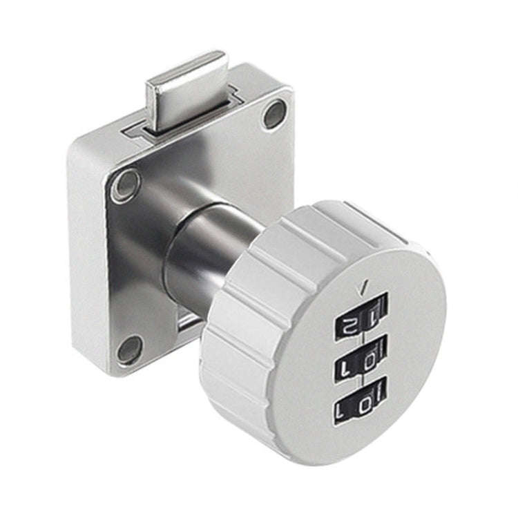 Home Cabinet Desk Drawer Combination Lock Lockers File Security Latches, Style: Gray Rounded