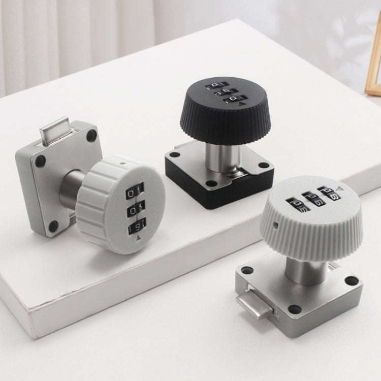 Home Cabinet Desk Drawer Combination Lock Lockers File Security Latches, Style: Black Beveled