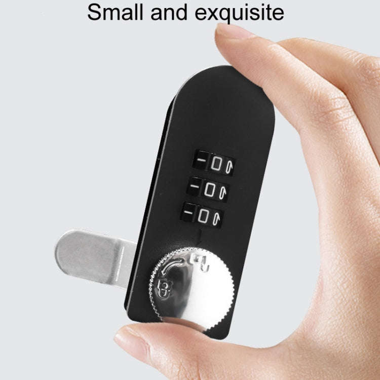 Home Drawer Locker Mechanical Dial And Quarter Turn Combination Lock, Style: Right Turn