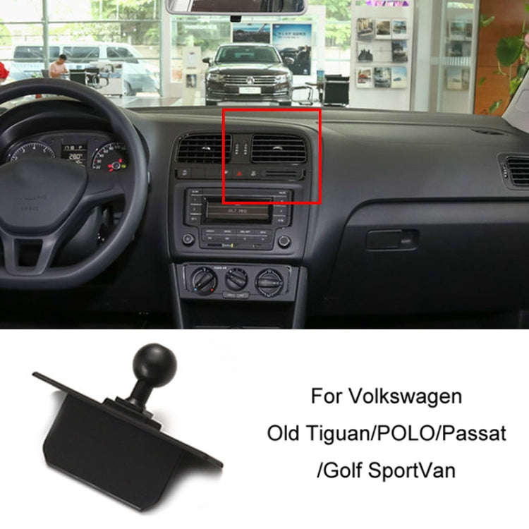 For Volkswagen Car Air Outlet Modified Mobile Phone Holder Base, Model: Old Tiguan/POLO/Passat/Go...
