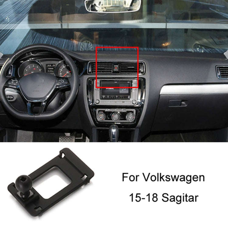 For Volkswagen Car Air Outlet Modified Mobile Phone Holder Base, Model: 15-18 Sagitar