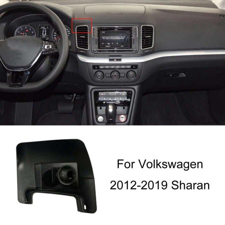 For Volkswagen Car Air Outlet Modified Mobile Phone Holder Base, Model: 12-19 Sharan