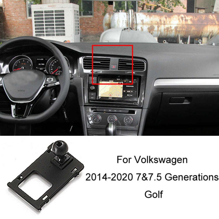 For Volkswagen Car Air Outlet Modified Mobile Phone Holder Base, Model: 14-20 7&7 Generations Hal...