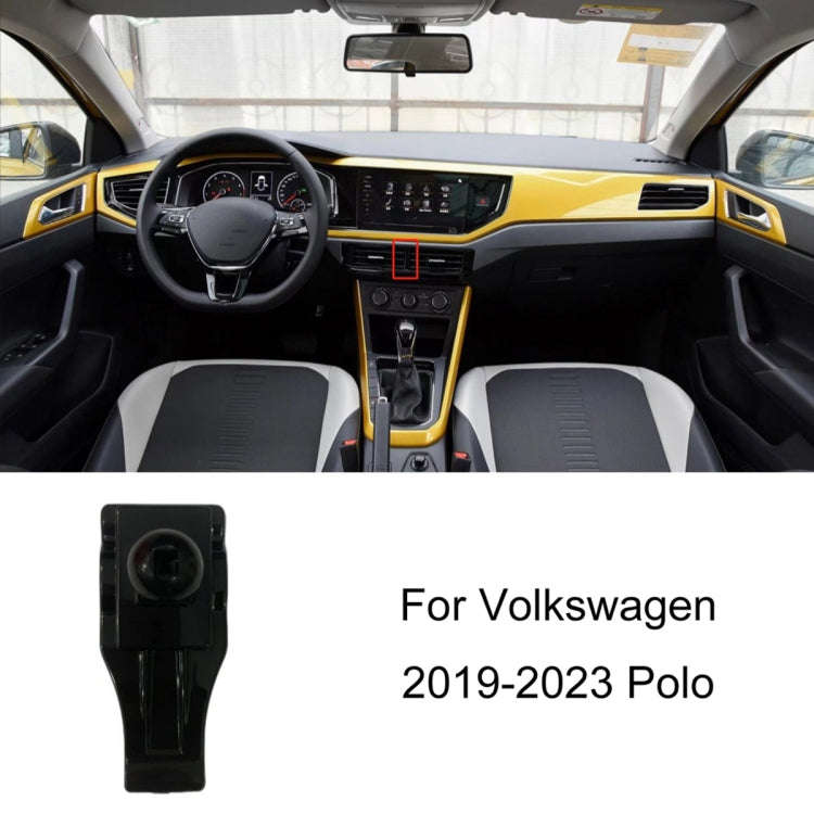 For Volkswagen Car Air Outlet Modified Mobile Phone Holder Base, Model: 19-23 Polo