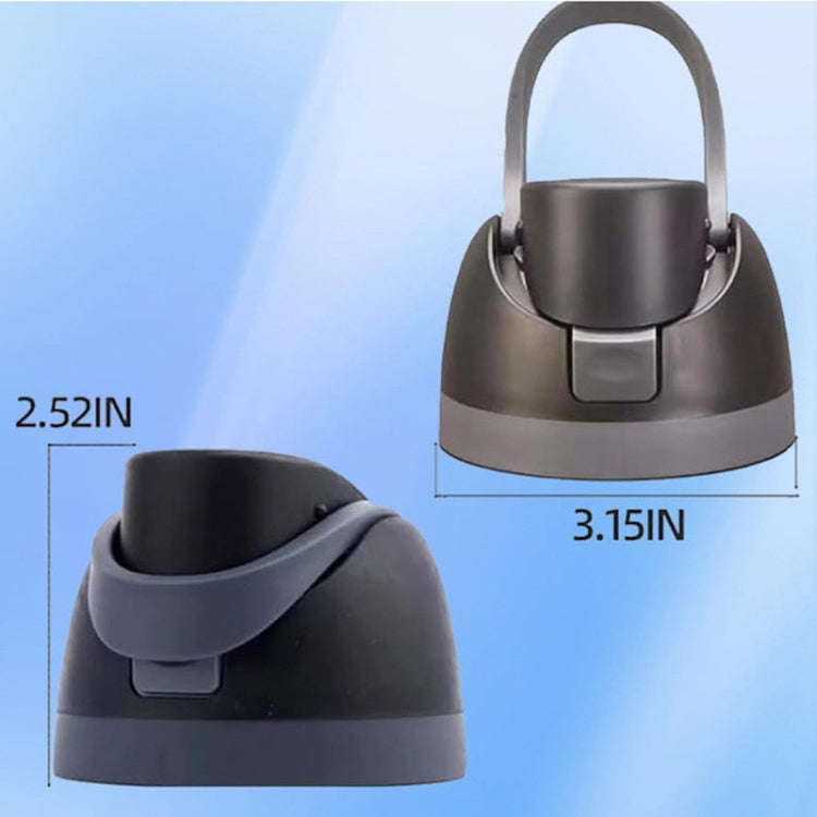 Replacement Lid for Owala Freesi Cup No Leakage One Button Open With Carry Loop(White)
