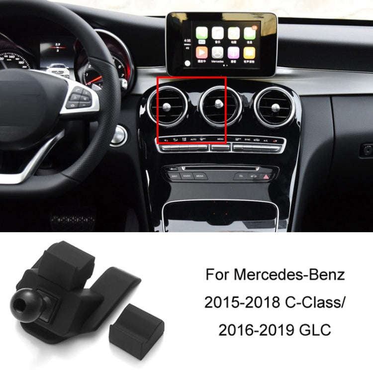 For Mercedes-Benz Mobile Phone Holder Car Air Outlet Base, Model: 15-18 C-Class/16-19 GLC