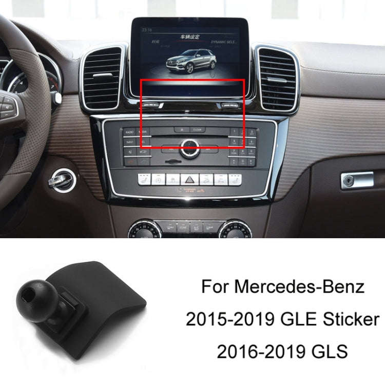 For Mercedes-Benz Mobile Phone Holder Car Air Outlet Base, Model: 15-19 GLE Sticker/16-19 GLS