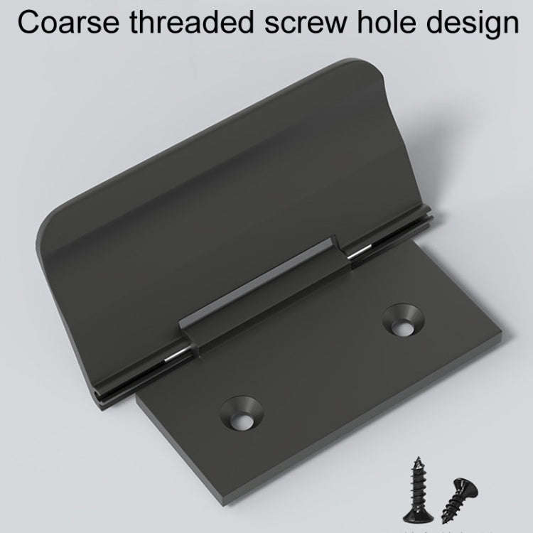 Invisible Simple Drawer Exposed Mounted Concealed Button Flip Flop Handle(Black)