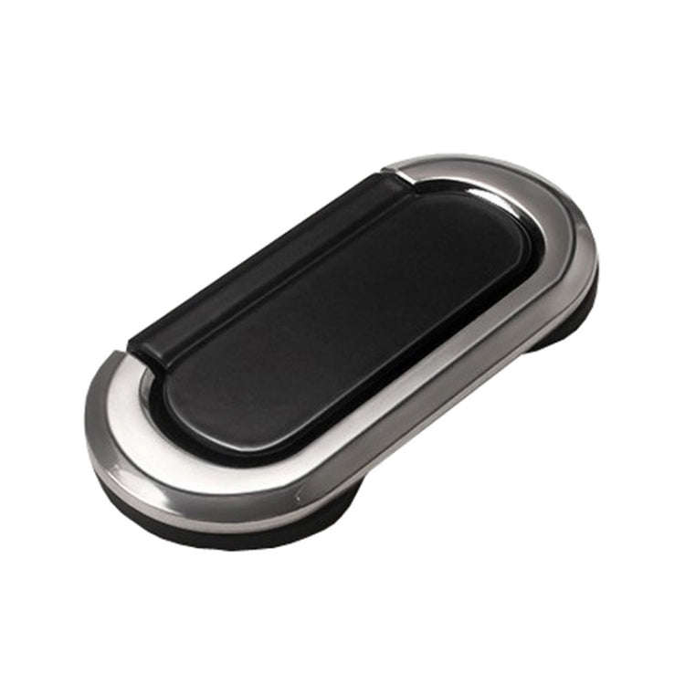 Simple Household Cabinet Drawer Hidden Flat Pull Handle, Color: Silver+Black