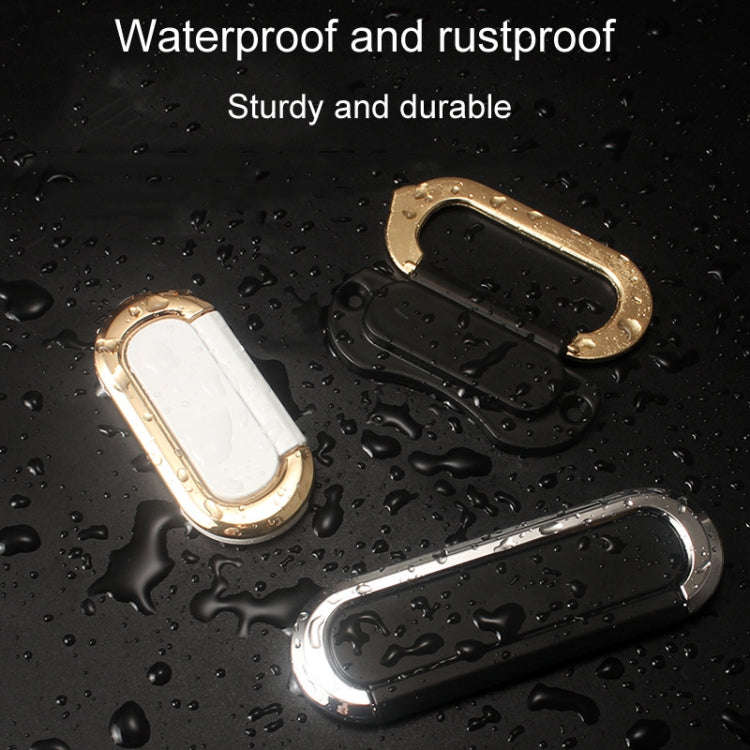 Simple Household Cabinet Drawer Hidden Flat Pull Handle, Color: Gold+Black