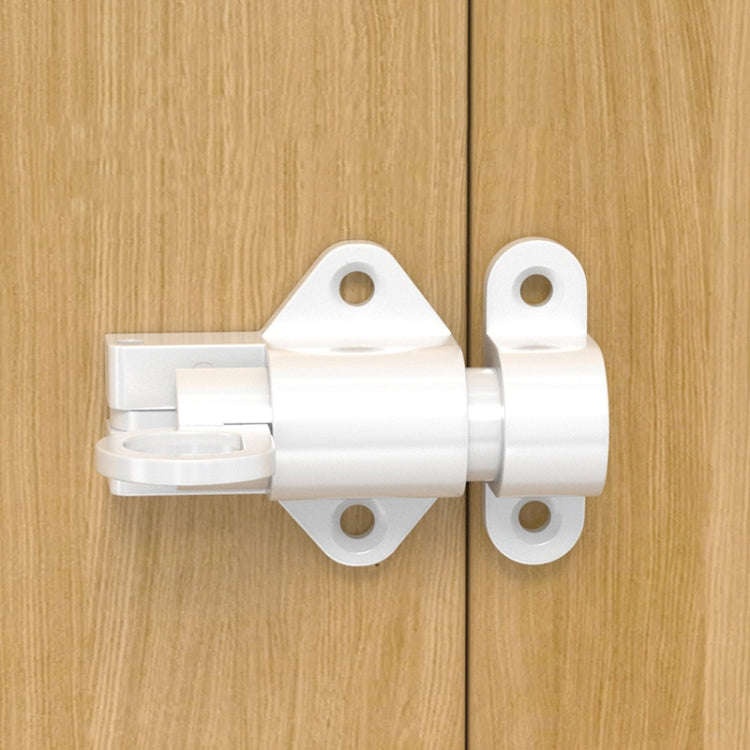Solid Aluminum Alloy Plane Shape Spring Automatic Rebound Latch(Black)