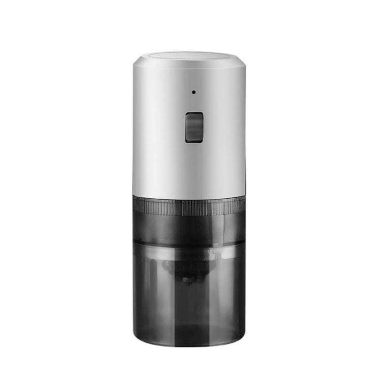 USB Rechargeable Adjustable Coarse and Fine Household Portable Electric Coffee Bean Grinder(White)
