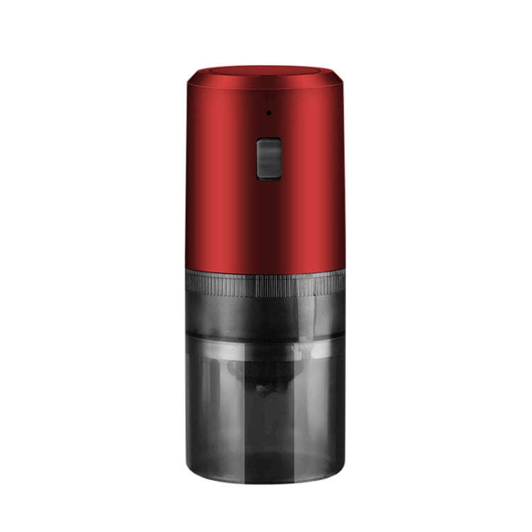 USB Rechargeable Adjustable Coarse and Fine Household Portable Electric Coffee Bean Grinder(Red)