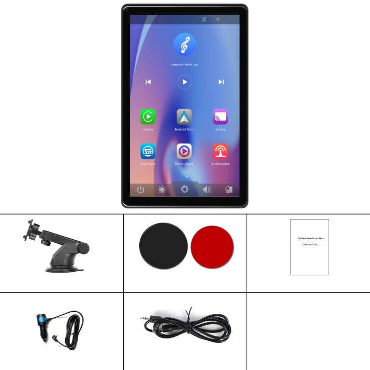 8-inch Car Full Touch Screen Player Supports Horizontal and Vertical CarPlay / Android Auto, Spec...