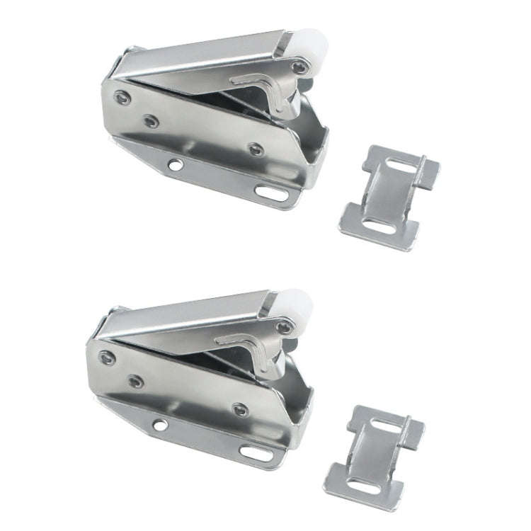 2pcs Household Thickened Closet Cabinet Door Latch, Style: V-Nose Lock Rebounder